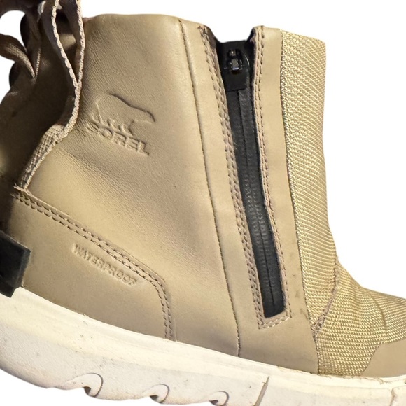 Sorel Explorer II Ankle Boots Womens Size 8.5 Chic Beige - Picture 5 of 7